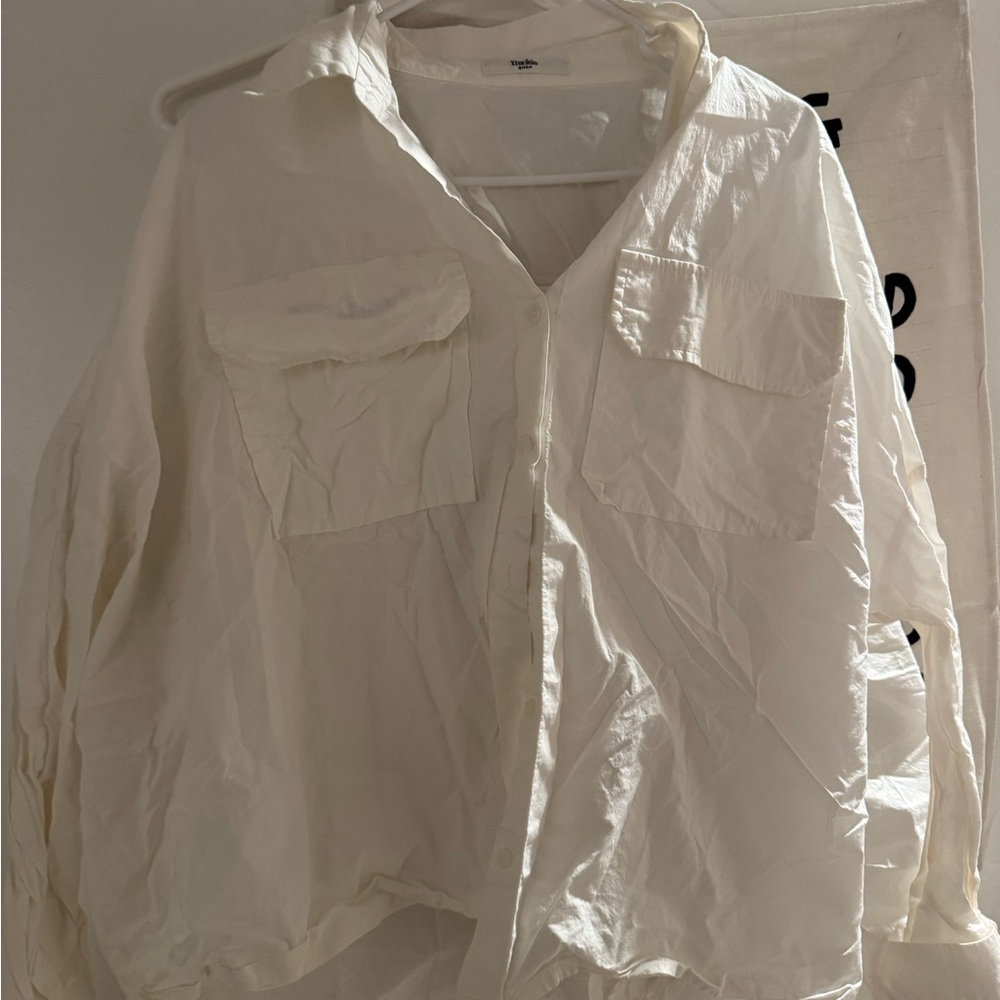 Frankie Shop White Casual Jacket